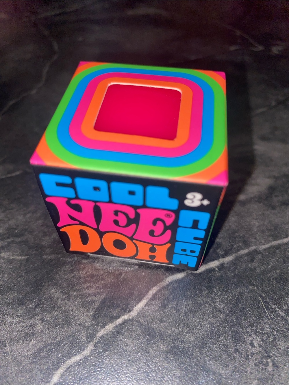 NeeDoh Cool Cube Teenie, Pink